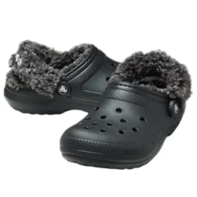 Classic Lined Clog with Fleece Lining „Black“