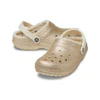 Classic Lined Clogs mit Glitter „Gold“