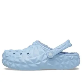 Classic Lined Geometric Clogs „Blue“