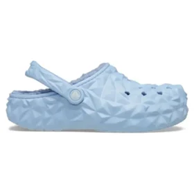Classic Lined Geometric Clogs „Blue“