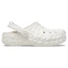 Classic Lined Geometric Clogs „White“