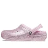 Classic Lined Glitter Clogs „Pink“