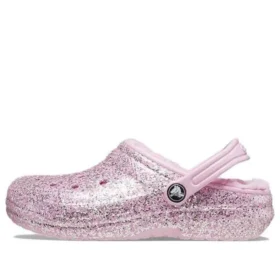 Classic Lined Glitter Clogs „Pink“