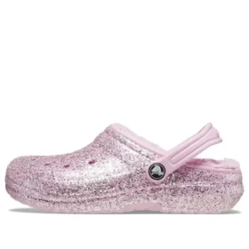 Classic Lined Glitter Clogs „Pink“