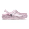 Classic Lined Glitter Clogs „Pink“