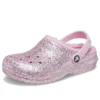 Classic Lined Glitter Clogs „Pink“