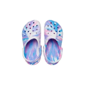Classic Marbled Clog „Blue Purple Pink“