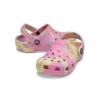 Classic Marbled Clogs „Pink Gelb“