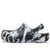 Classic Marbled Clogs „Schwarz-Weiß“