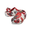 Classic Marbled Clogs „Weiß Rot Grau“