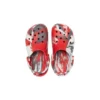 Classic Marbled Clogs „Weiß Rot Grau“