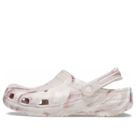 Classic Marbled Clogs „White Pink“