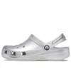 Classic Metallic Clog „Silver Metallic“