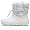 Classic Neo Puff Luxe Stiefel „Weiß-Grau“