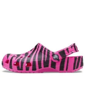 Classic Out of This World Clogs „Electric Pink Black“