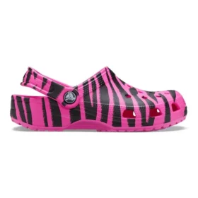 Classic Out of This World Clogs „Electric Pink Black“