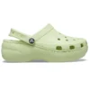 Classic Platform Clog „Celery“