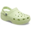 Classic Platform Clog „Celery“
