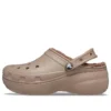Classic Platform Lined Clogs „Mushroom“