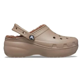 Classic Platform Lined Clogs „Mushroom“