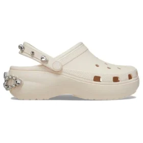 Classic Platform Tiara Clogs „Beige“