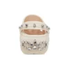 Classic Platform Tiara Clogs „Beige“