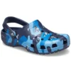 Classic Printed Camo Clogs „Blue Navy“