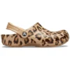 Classic Printed Clog „Leopard Gold“