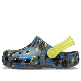 Classic Printed Clogs „Charcoal Citrus Croslite“