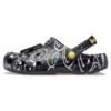 Classic Smiley World Clogs „Black White“