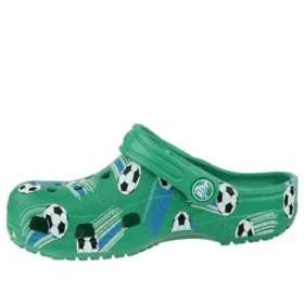 Classic Sports Ball Clogs „Grün-Weiß“