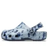 Classic Tie-Dye Mania Clogs „Marble Blue“