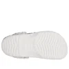 Classic Warped Logo Clogs „White Black“