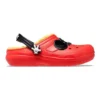 Classic x Mickey Mouse Clogs „Rot Gelb Schwarz“
