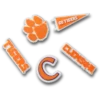Clemson Univ 5er-Pack Jibbitz-Anstecker