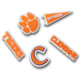 Clemson Univ 5er-Pack Jibbitz-Anstecker