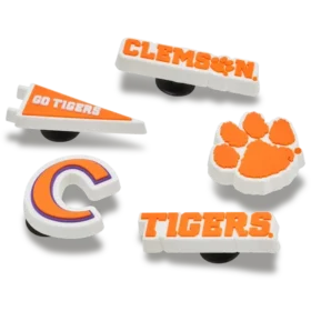Clemson Univ 5er-Pack Jibbitz-Anstecker