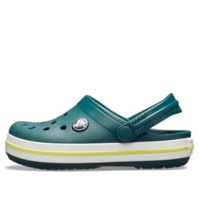 Crocband Clogs „Grün-Weiß“