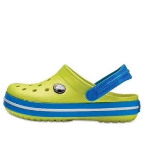 Crocband Clogs mit runder Zehenpartie „Yellow Blue“