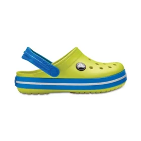 Crocband Clogs mit runder Zehenpartie „Yellow Blue“