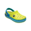 Crocband Clogs mit runder Zehenpartie „Yellow Blue“