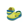 Crocband Clogs mit runder Zehenpartie „Yellow Blue“