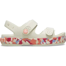 Crocband™ Cruiser Glow Confetti Band-Sandale für Kinder.