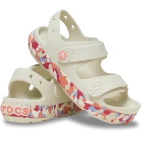 Crocband™ Cruiser Glow Confetti Band-Sandale für Kinder.