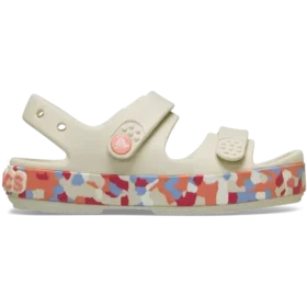 Crocband™ Cruiser Glow Confetti Band-Sandale für Kleinkinder