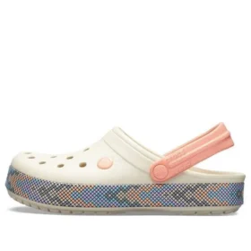 Crocband Gallery Clogs „Weiß-Rosa“