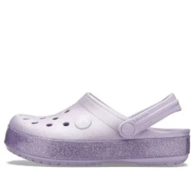 Crocband-Glitter-Clogs „Purple“