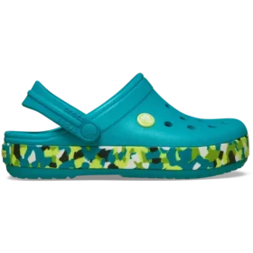 Crocband Glow Confetti Band Clog für Kinder