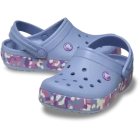 Crocband Glow Confetti Band Clog für Kinder