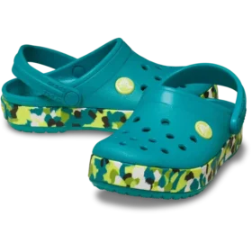 Crocband Glow Confetti Band Clog für Kleinkinder